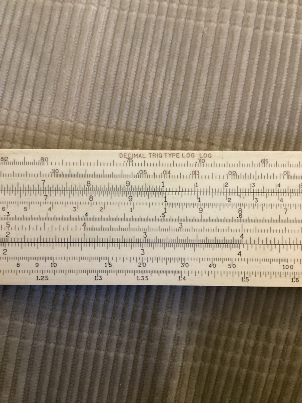 Vintage Dietzgen Engineering Slide Rule with Original Leather Case – Made in USA - Picture 10 of 16